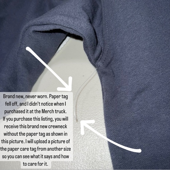 Taylor Swift Exclusive Eras Tour Crewneck Sweater Official Merch NEW - Picture 15 of 16